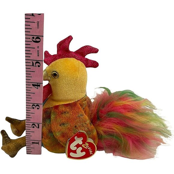 Ty Beanie Baby Chinese Zodiac Series Rooster Pristine with Tags - Picture 5 of 8